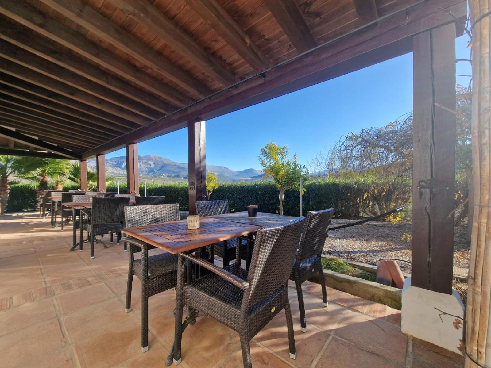 Hacienda Riogordo Bed & Breakfast Dış mekan fotoğraf